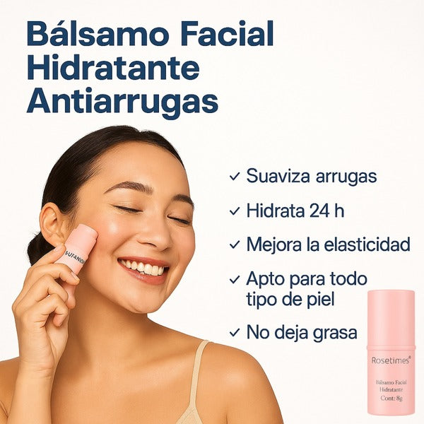 Rosetimes Stick Facial Hidratante — Piel Más Luminosa, Suave y Radiante en Segundos ✨