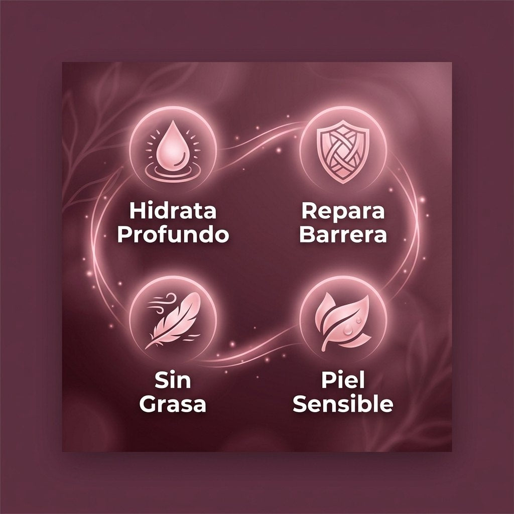 Beneficios 345 Relief Cream Hidrata Profundo Repara Barrera Sin Grasa Piel Sensible