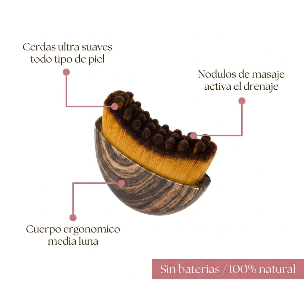 Especificaciones: cerdas suaves, forma ergonómica, agarre cómodo, sin baterías