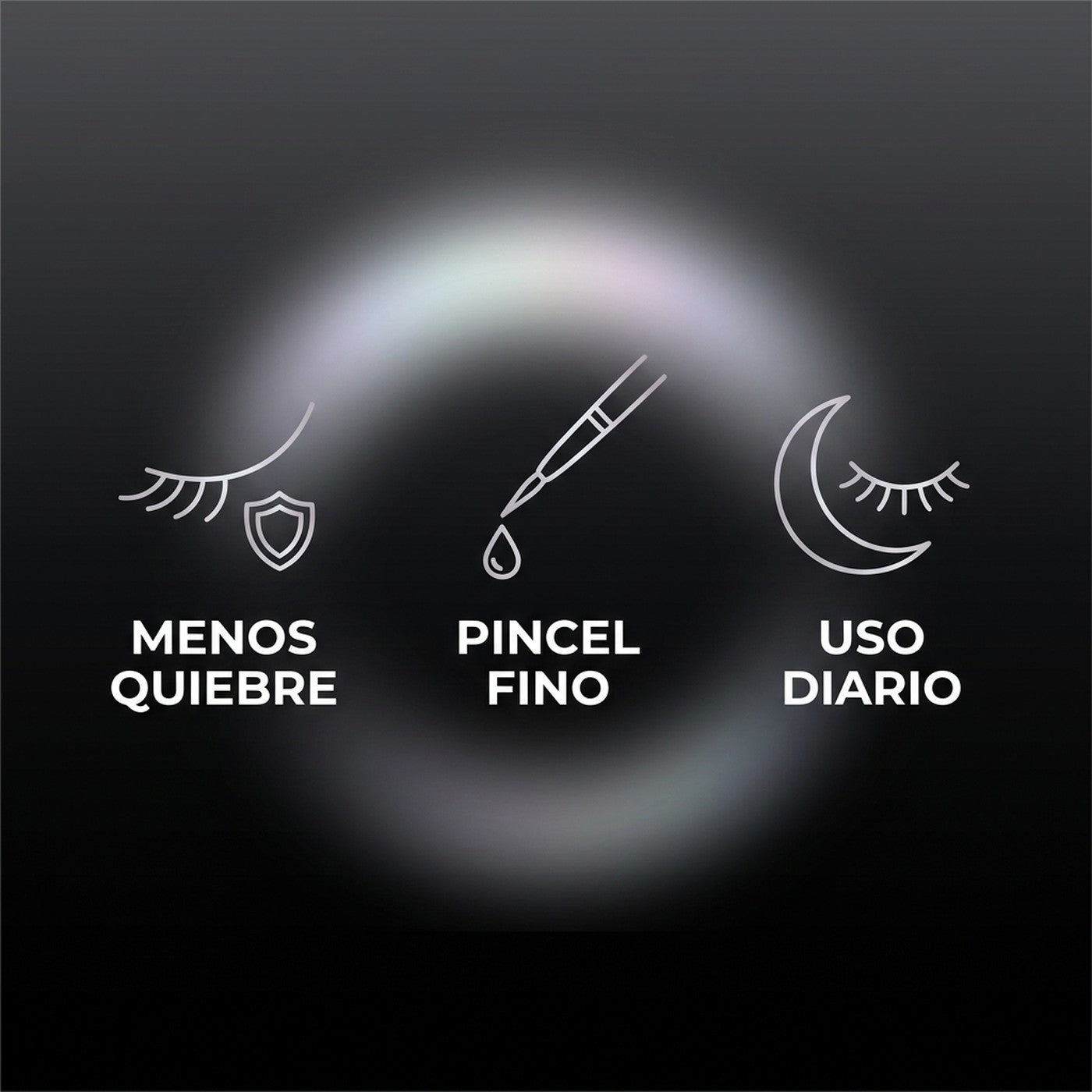 Menos quiebre, pincel fino y uso diario