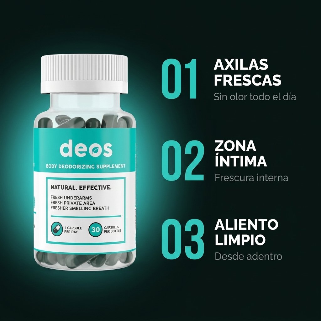 Beneficios DEOS axilas frescas zona íntima aliento limpio desde adentro