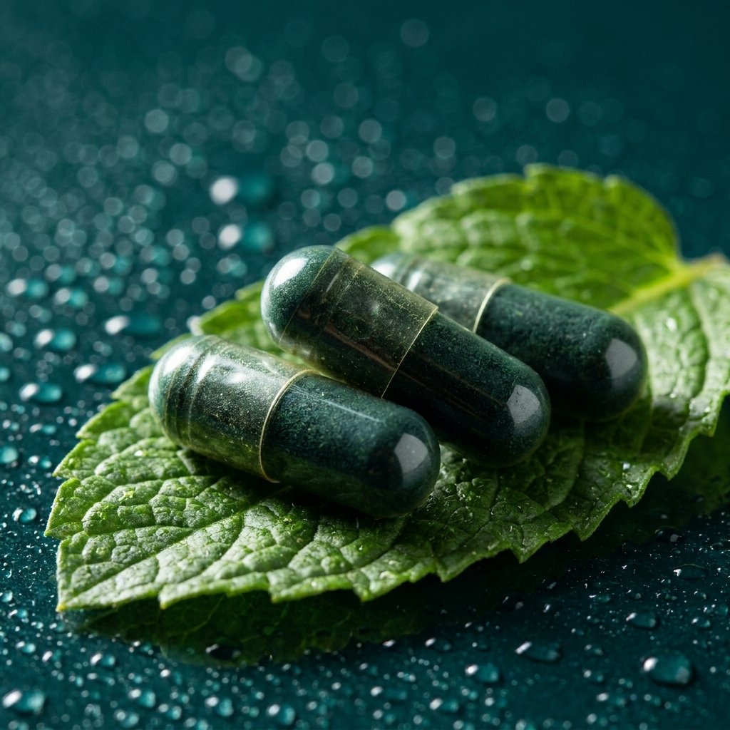 Cápsulas vegetales DEOS fórmula herbal natural desodorante interno suplemento