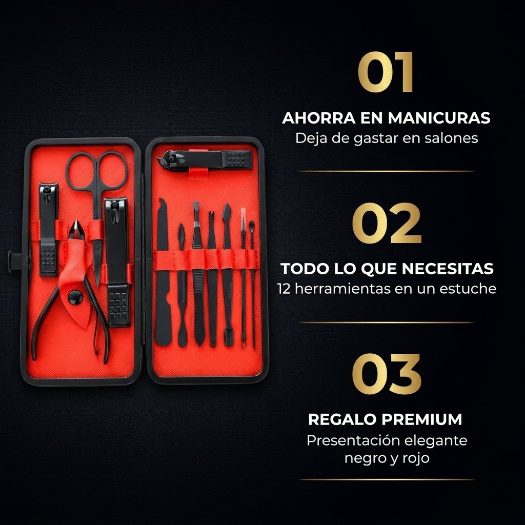 Beneficios: ahorra en manicuras, regalo perfecto, unisex, resultado profesional