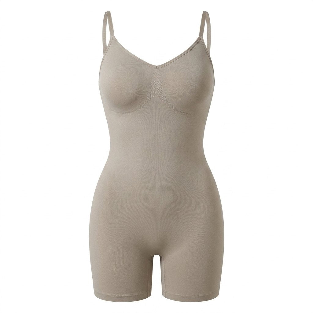 FullBody faja body entero mujer beige sin costuras compresion 360 moldeador silueta shapewear