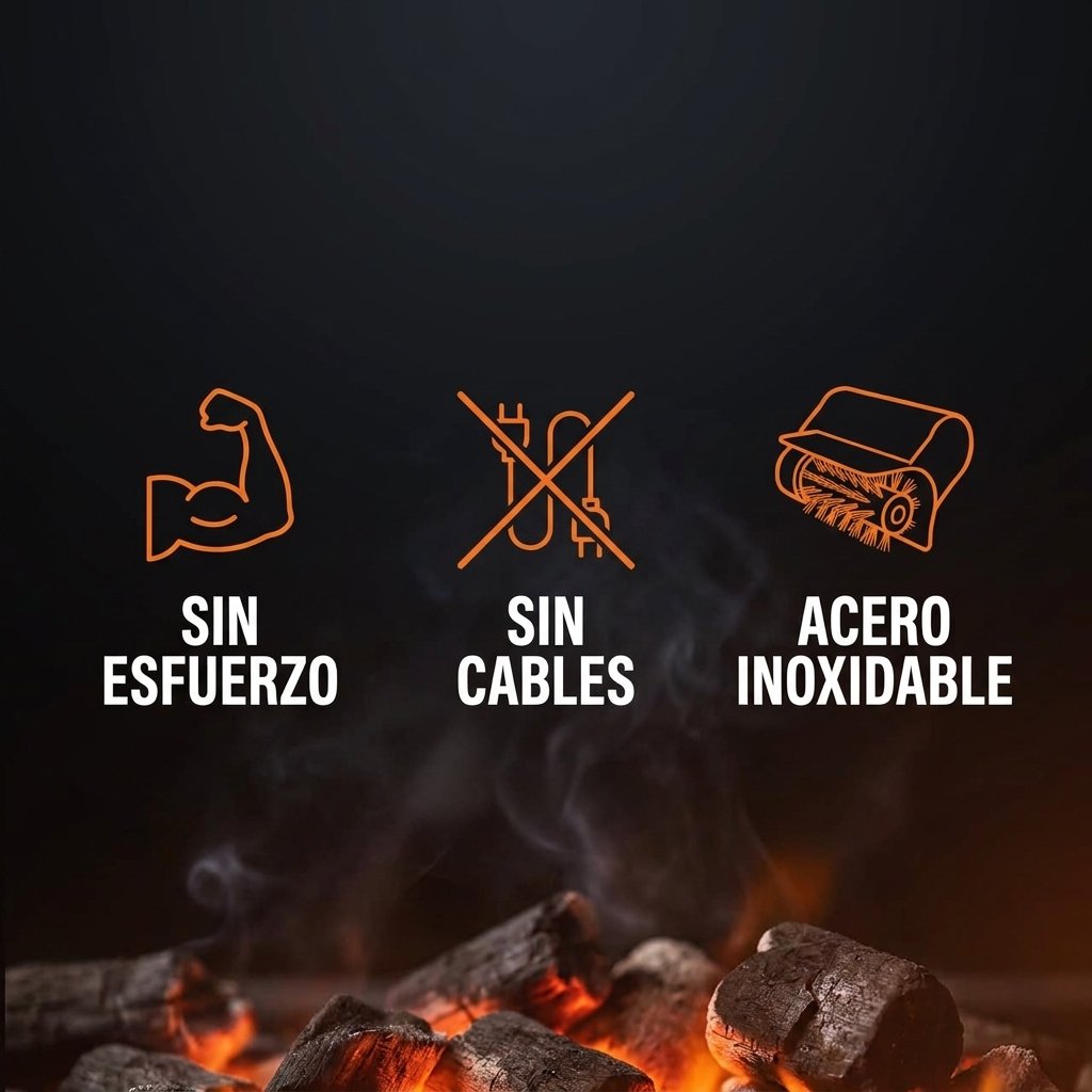 Beneficios GrillNox sin cables sin esfuerzo y acero inoxidable