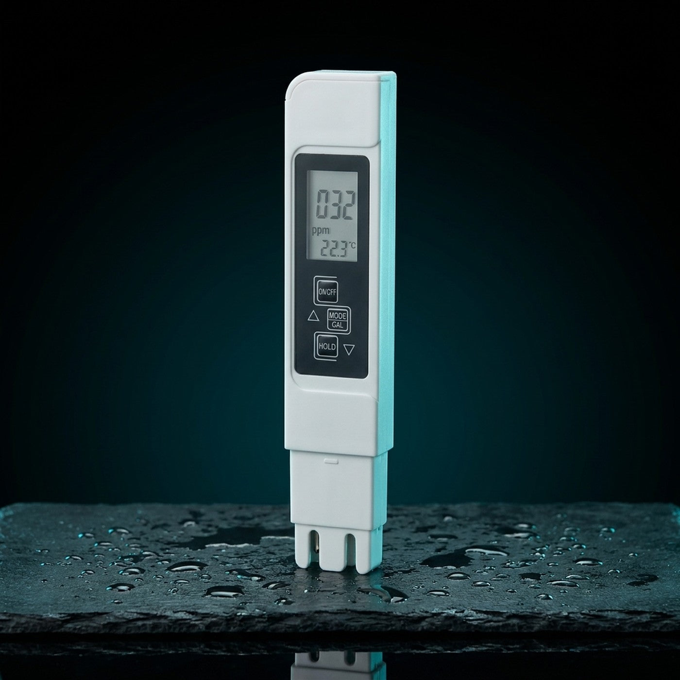Medidor digital de pureza del agua tipo lapiz, TDS EC y temperatura