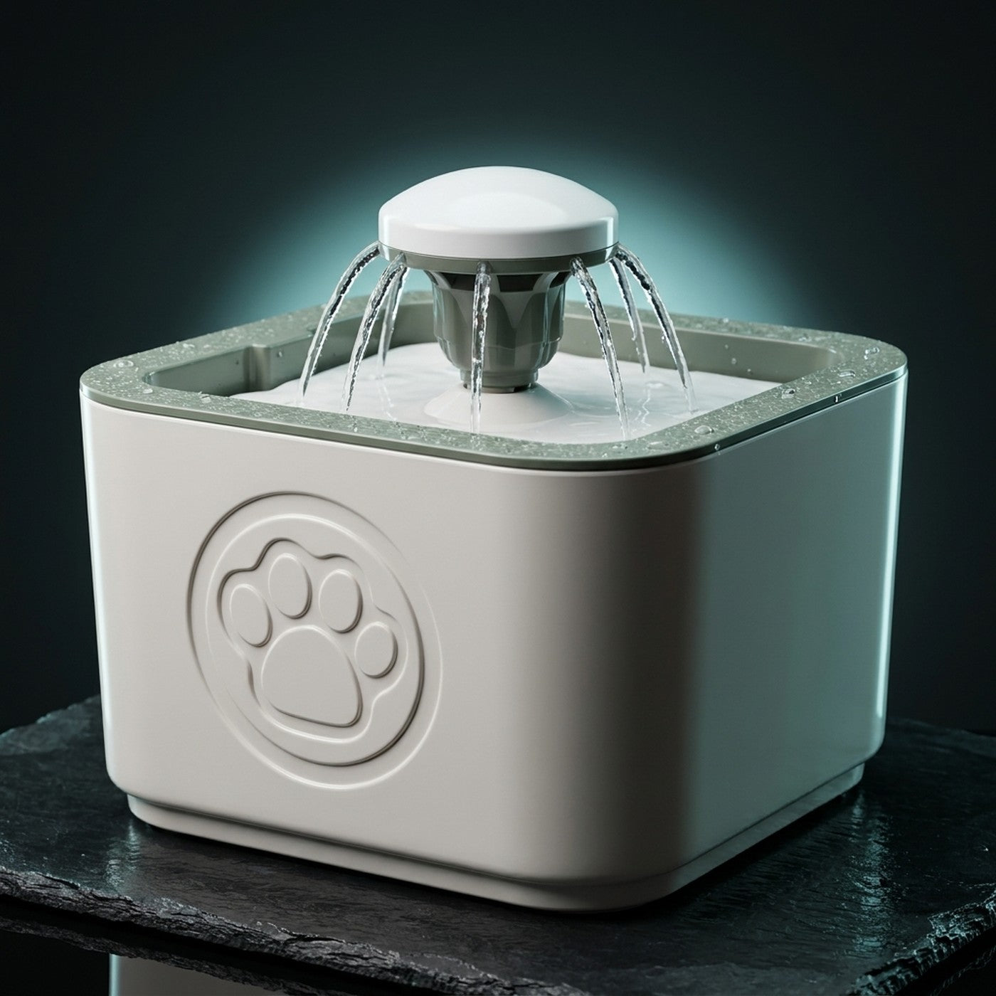 Fuente de agua para mascotas HydroPet Fresh con flujo continuo