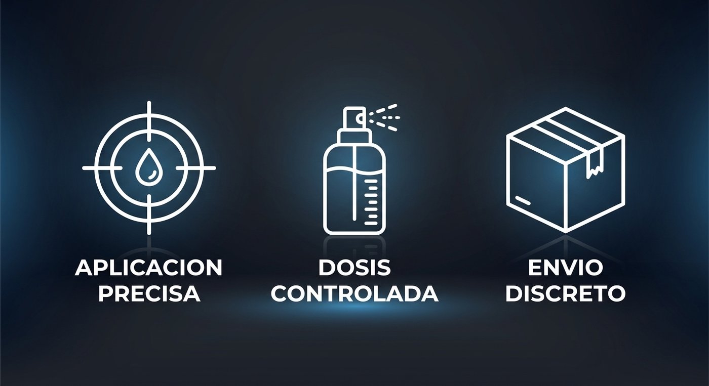 Beneficios JJLBRO aplicacion localizada uso externo y formato discreto