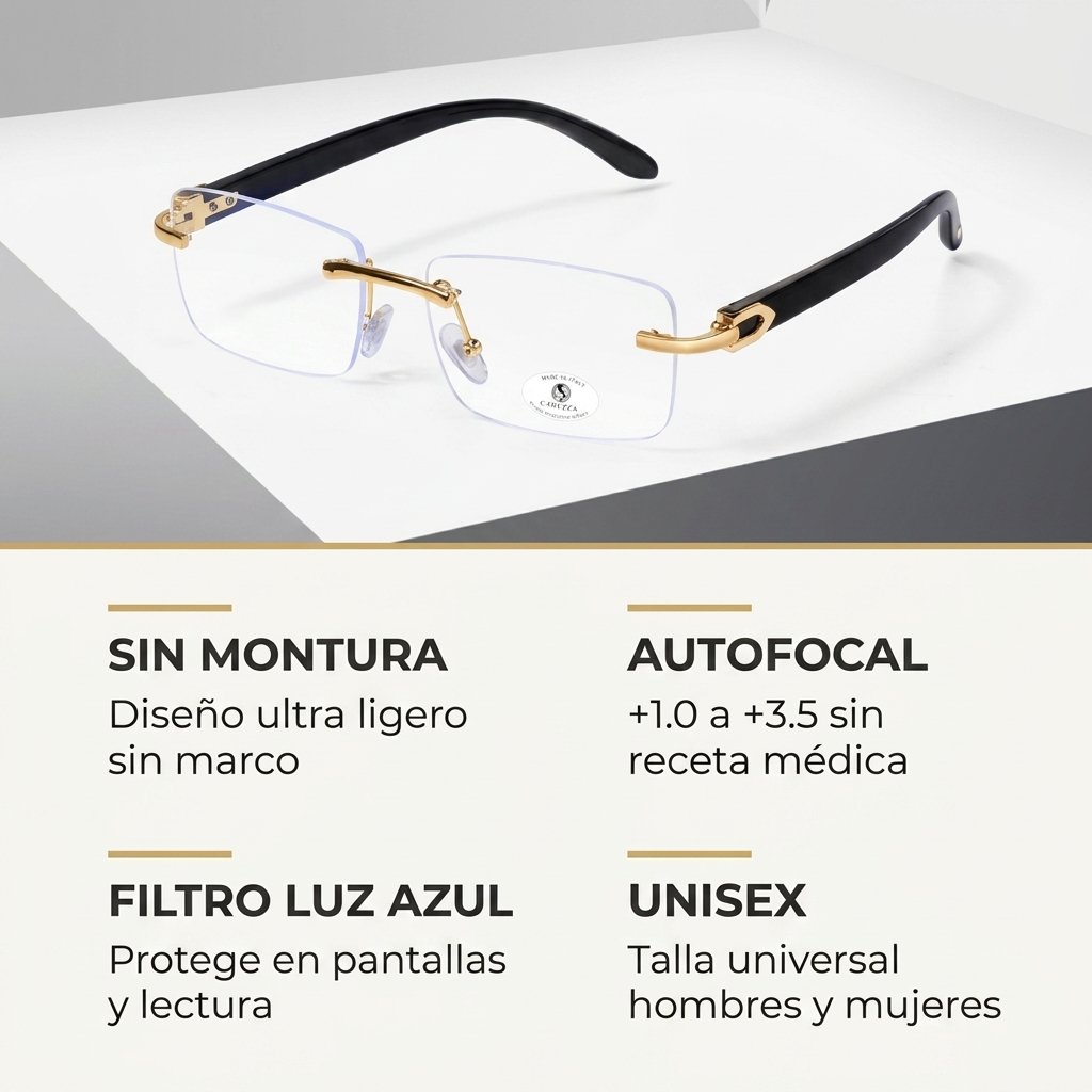 Especificaciones lentes autoajustable ligero antiarañazos unisex filtro azul