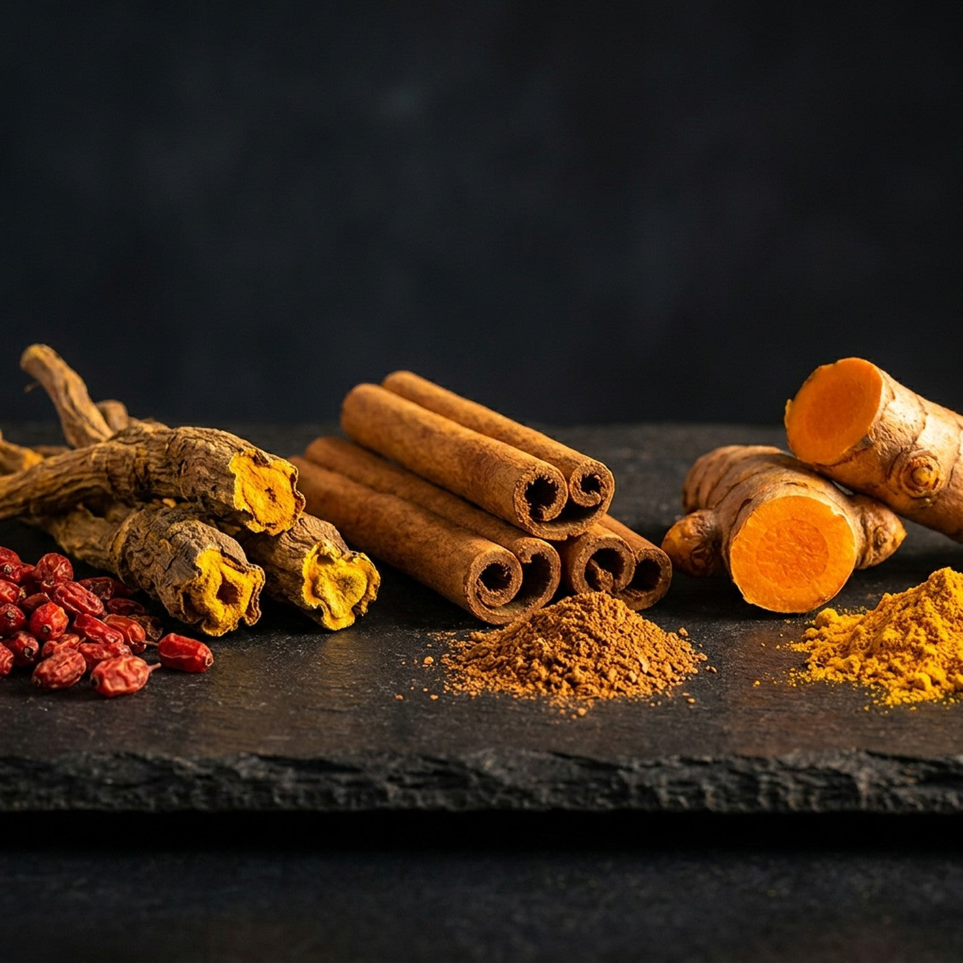 Berberina, canela y curcuma: los tres ingredientes