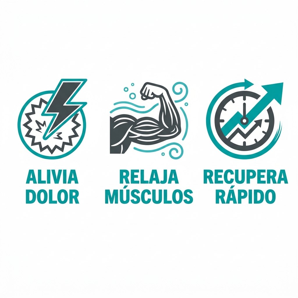 Beneficios MyoRelax Alivia Dolor Relaja Musculos Recupera Rapido