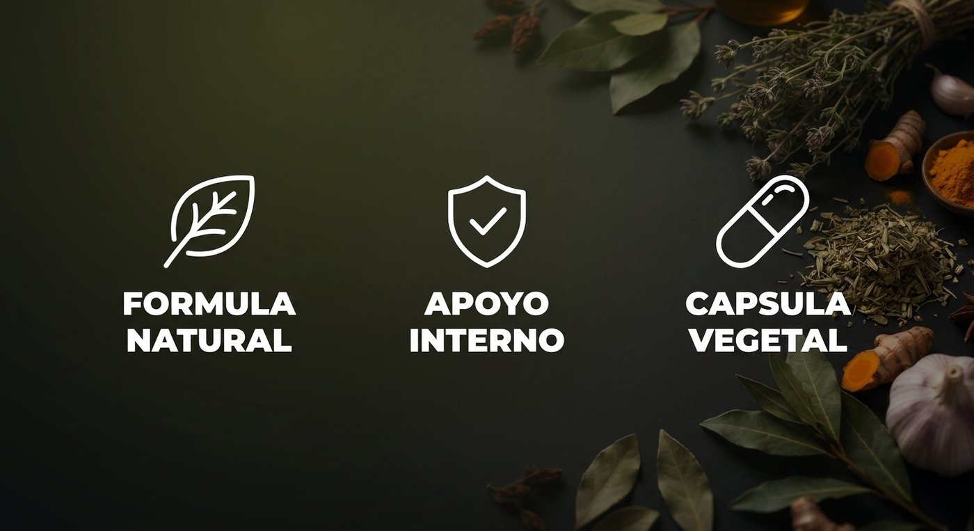 Beneficios Nutrovy apoyo desde el interior formula botanica capsula vegetal