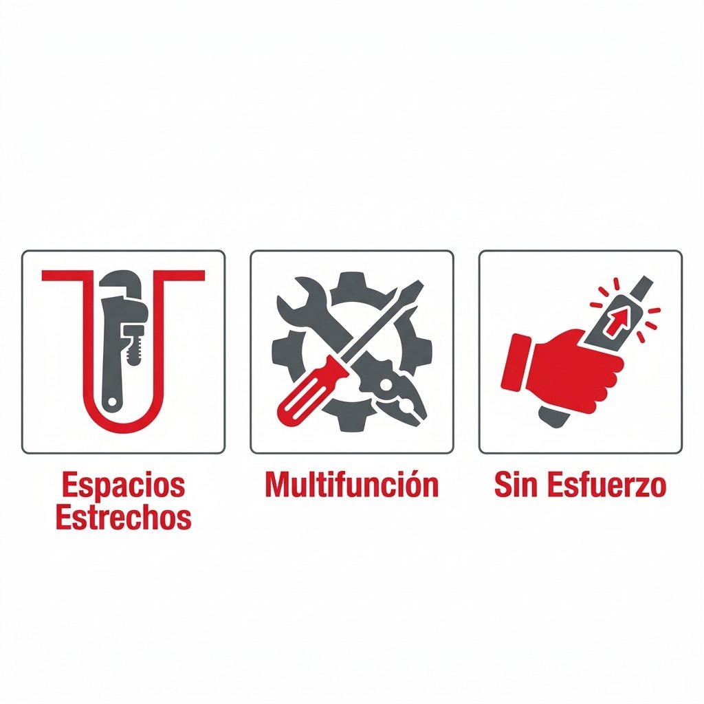 Beneficios PlomFix Espacios Estrechos Multifuncion Sin Esfuerzo