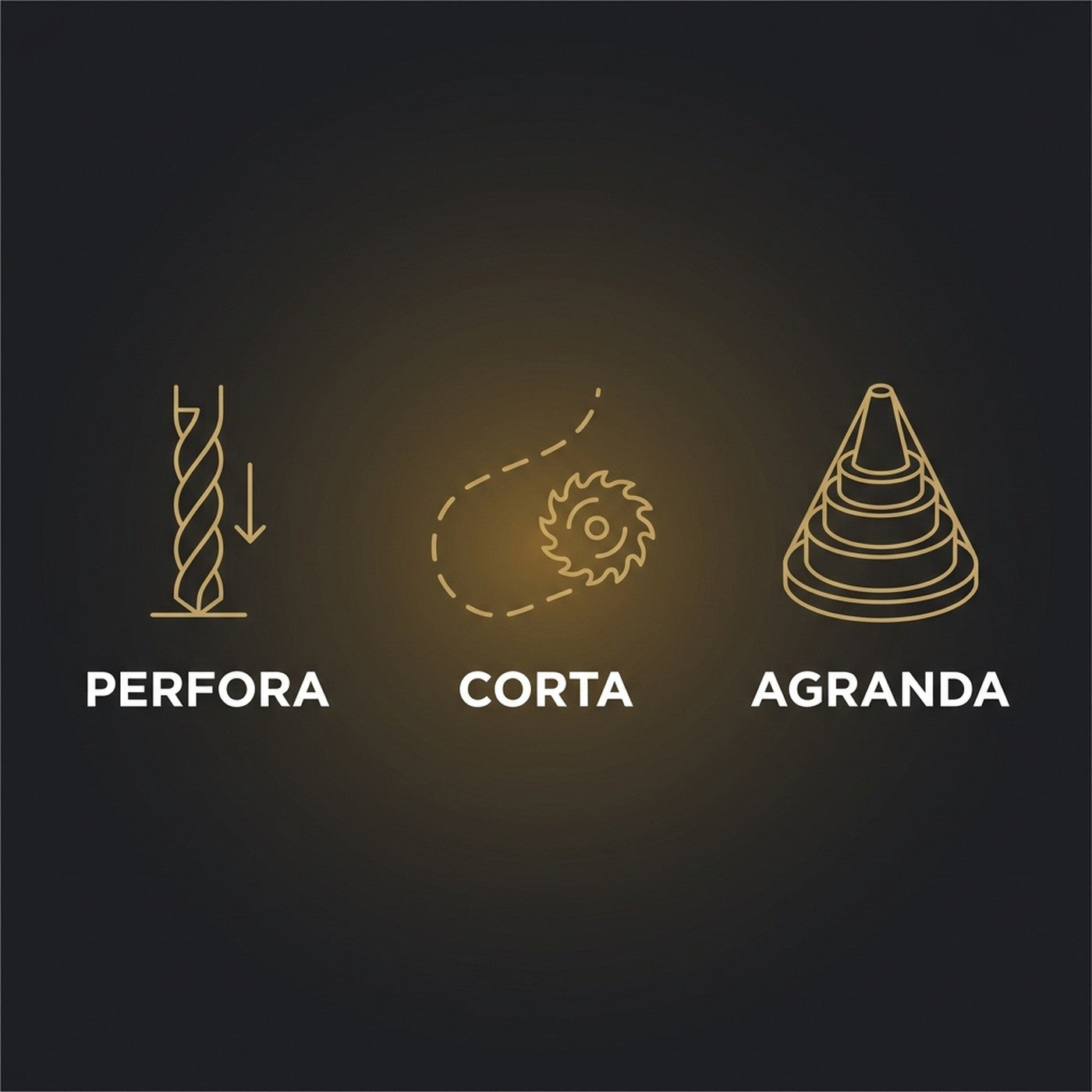 Beneficios TITANCUT: perfora, corta y agranda agujeros