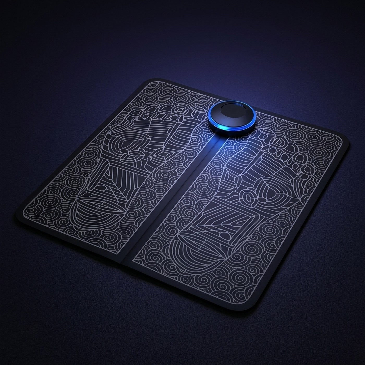 Alfombra masajeadora de pies EMS SOLEZEN con control recargable