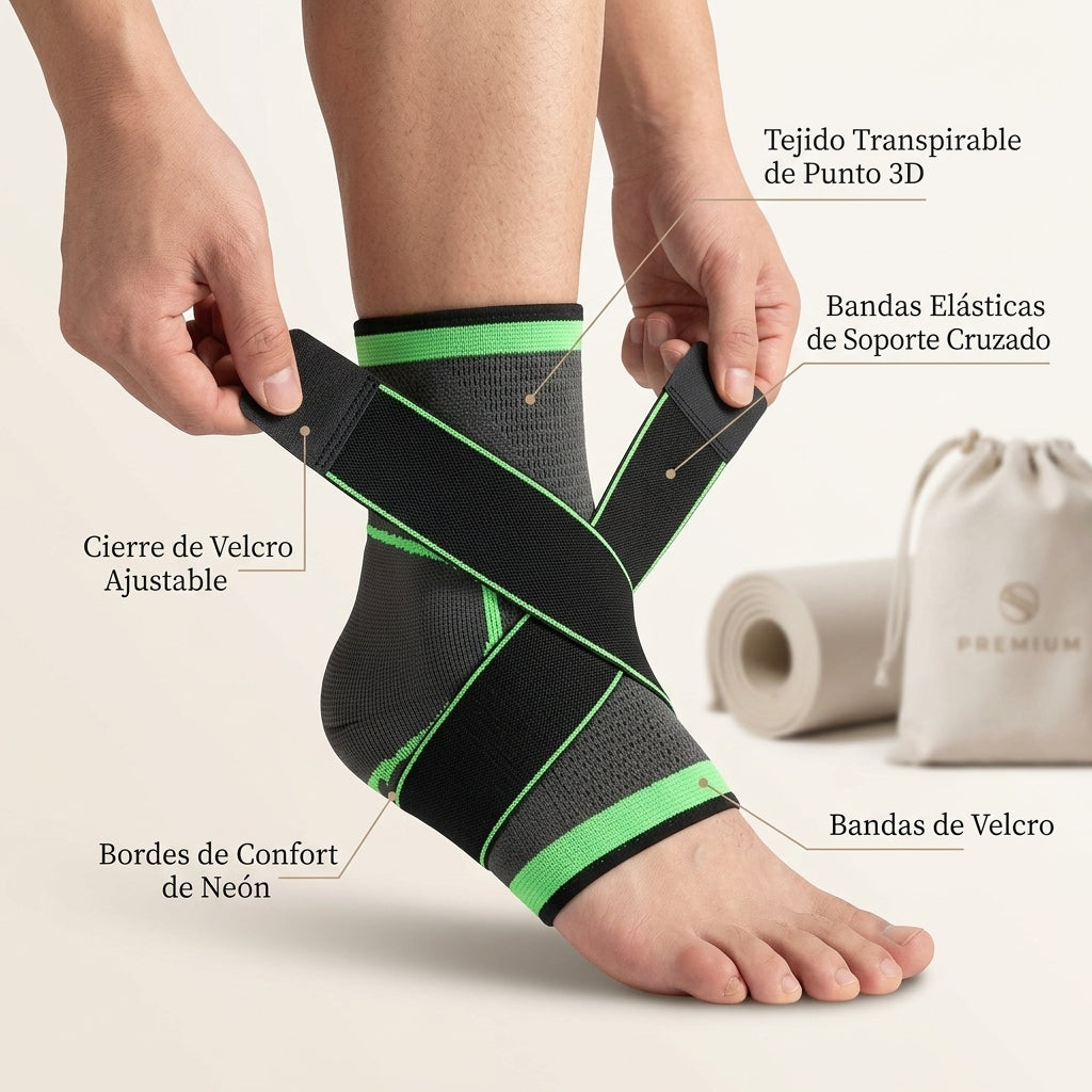 Tobillera De Compresión Ajustable Venda