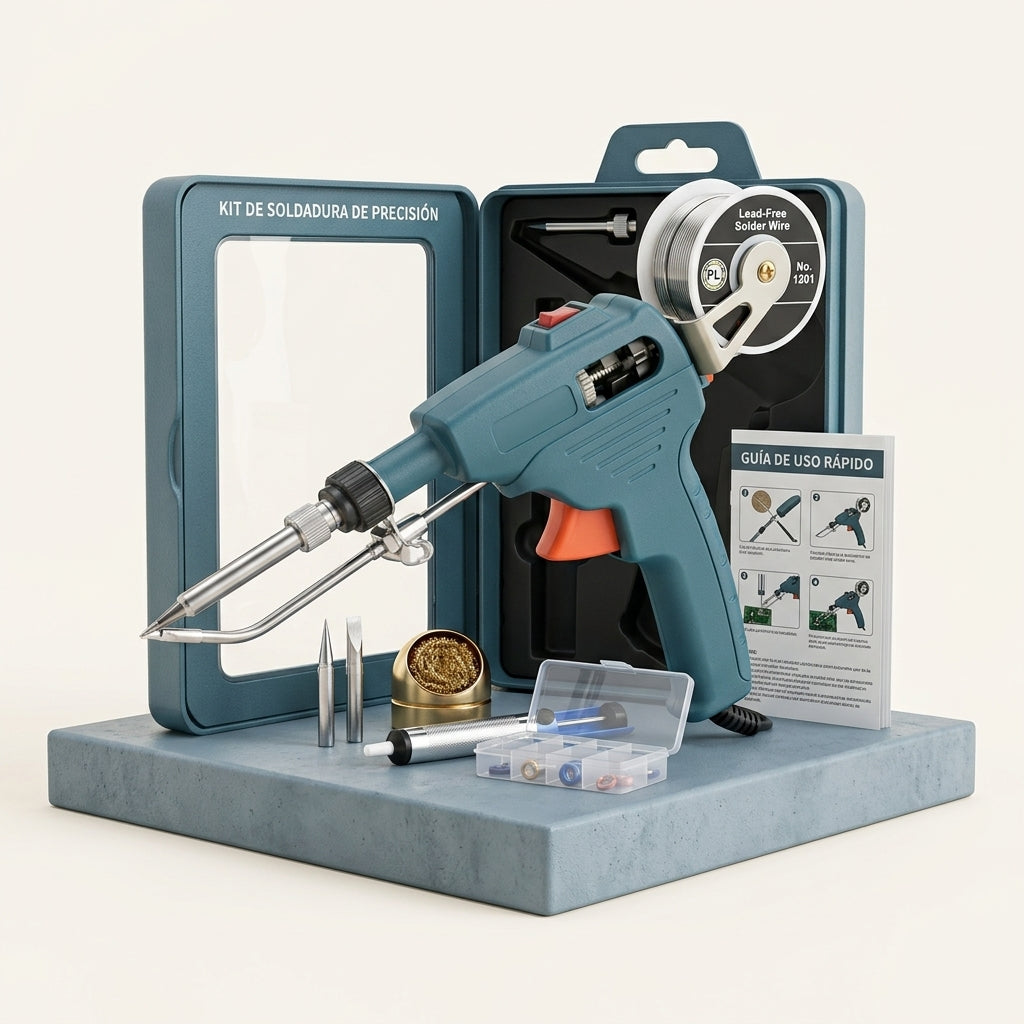 PISTOLA DE SOLDAR CON CAJA