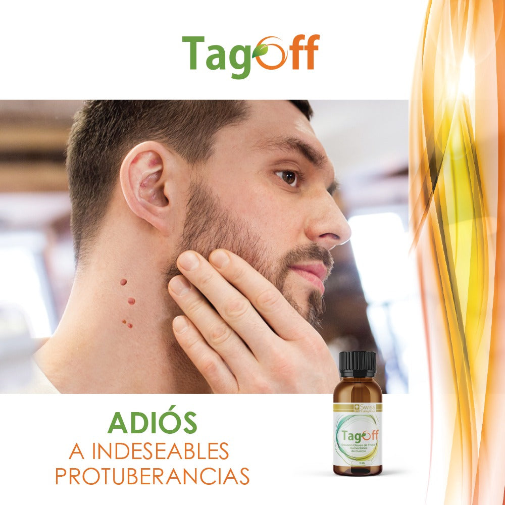 TagOff ✨ Tratamiento tópico natural para verrugas y protuberancias.  Adiós verrugas desde casa