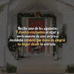 Convierte tu puerta en la entrada mágica de la Navidad 🎄✨