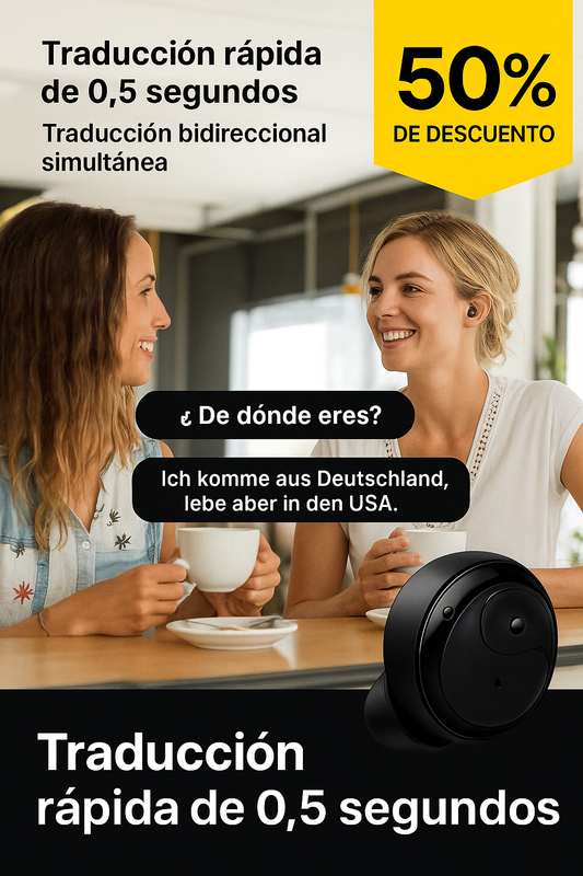 Aivox Plus™ Auriculares Traductores IA