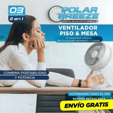 Polar Breeze Fan™ – Frescura portátil donde tú la necesitas