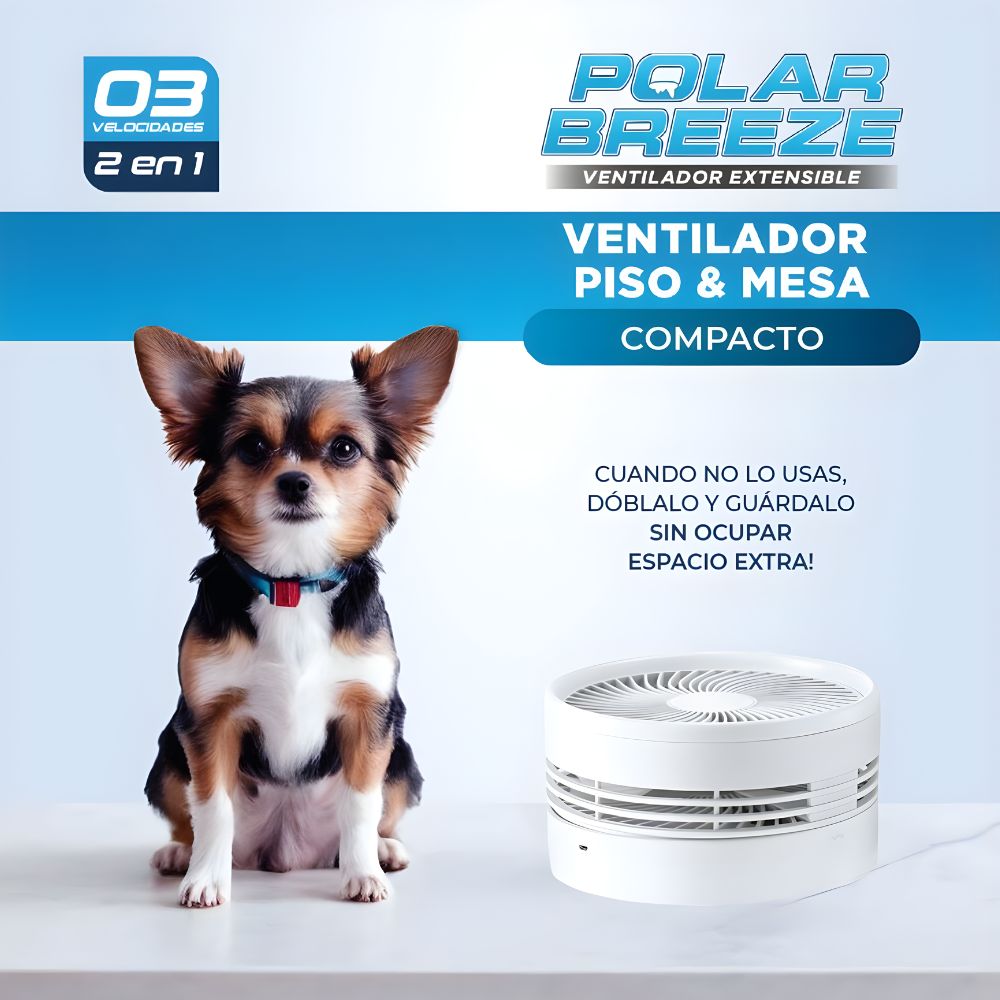 Polar Breeze Fan™ – Frescura portátil donde tú la necesitas