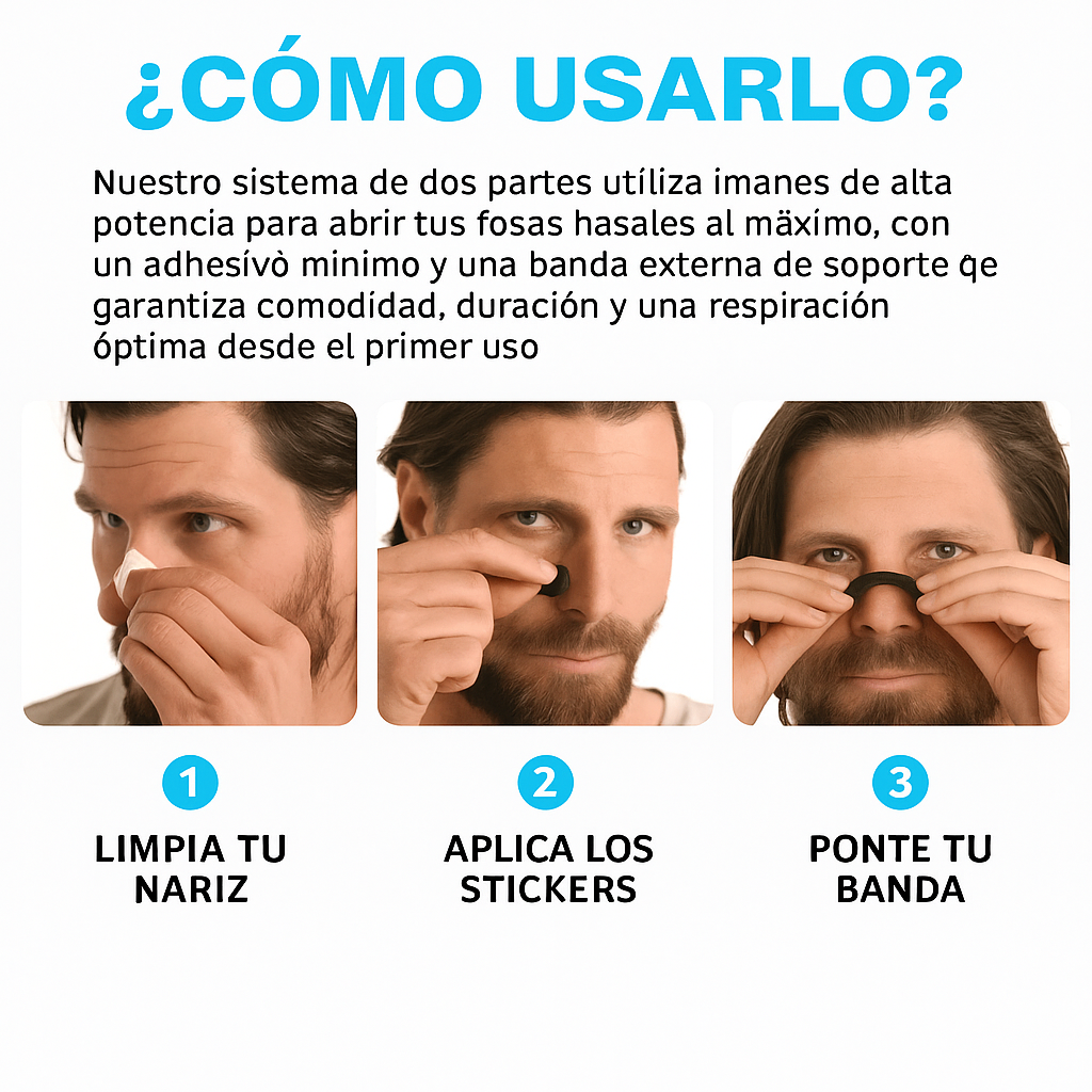 RespiraPlus™ – Más oxígeno en cada respiro: menos ronquidos, más energía