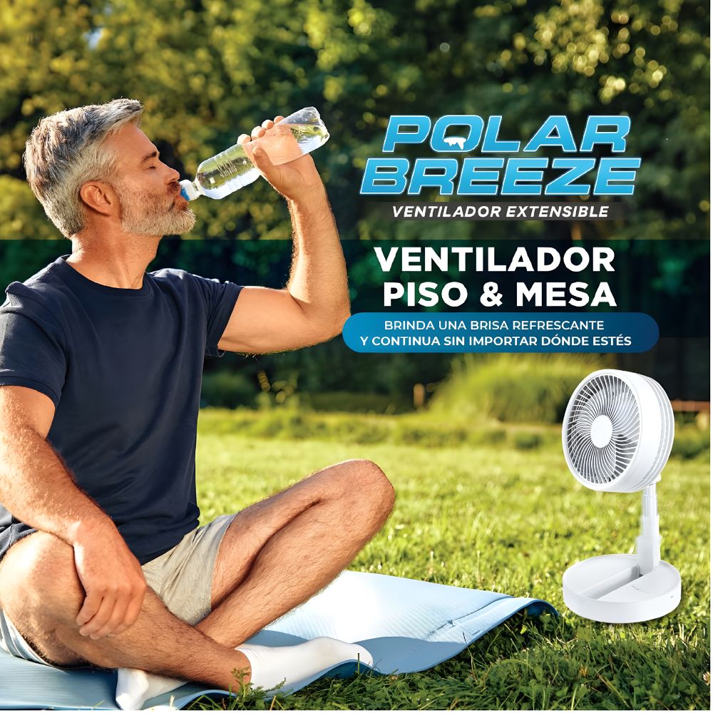 Polar Breeze Fan™ – Frescura portátil donde tú la necesitas