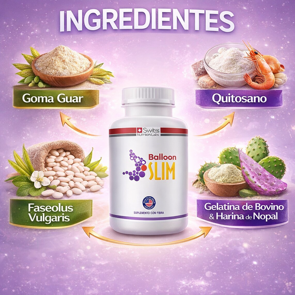 Balloon Slim Original 120 Cápsulas  – Controla tu apetito y reduce porciones de forma natural.
