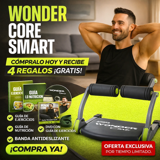 Smart Wonder Core™ 6 en 1 – Entrena Todo Tu Cuerpo Desde Casa con Resultados Profesionales
