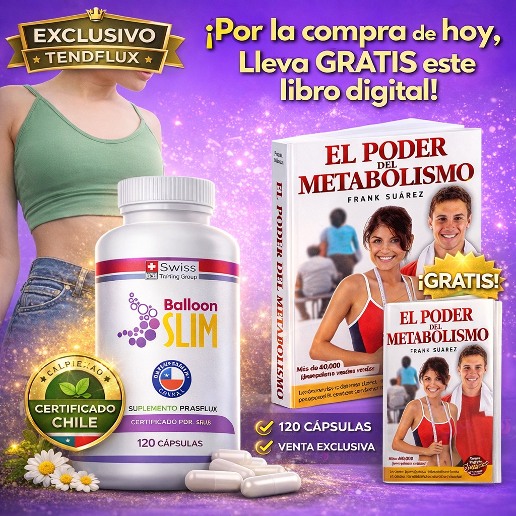 Balloon Slim Original 120 Cápsulas  – Controla tu apetito y reduce porciones de forma natural.