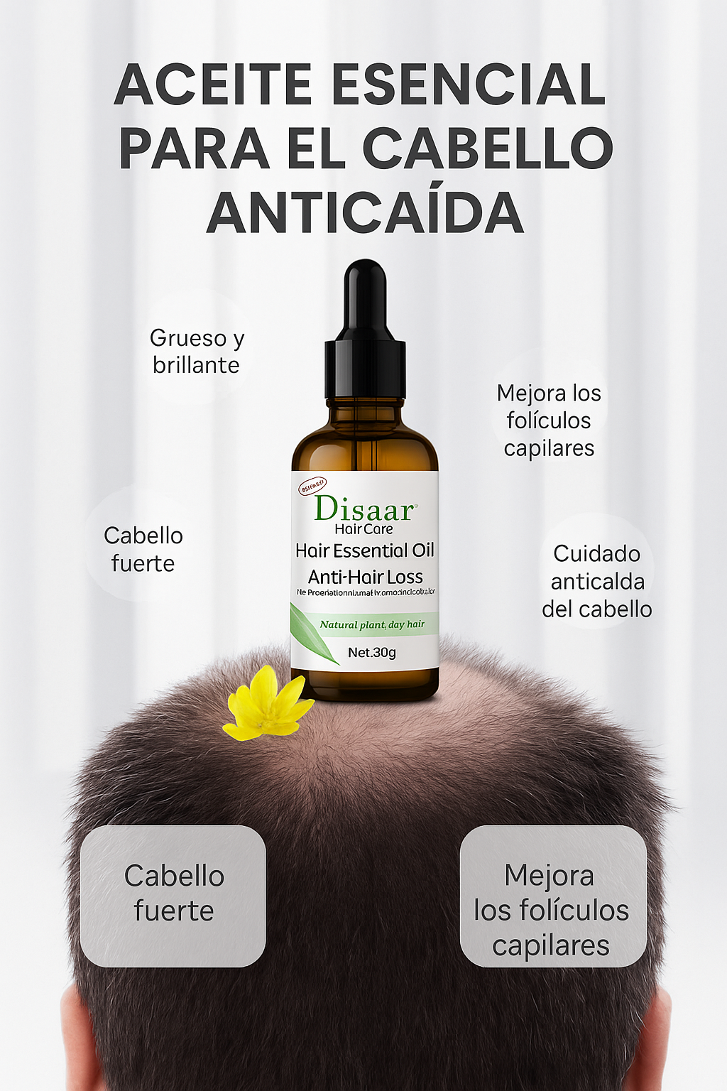 ACEITE  ANTICAIDA  HAIR CARE ORIGINAL - STOP CAIDA, NUEVO CRECIMIENTO ⏫🔥