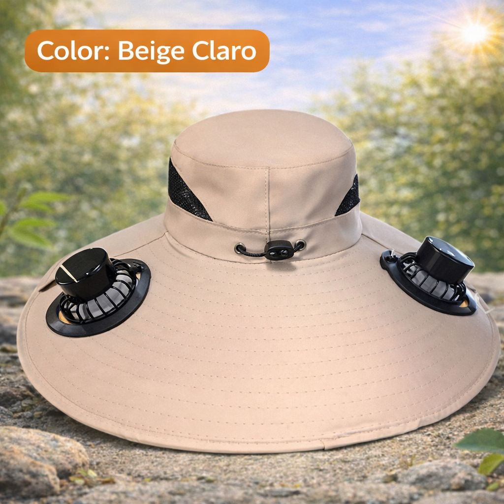Sombrero Solar Fresh Air™ con Ventilación Dual