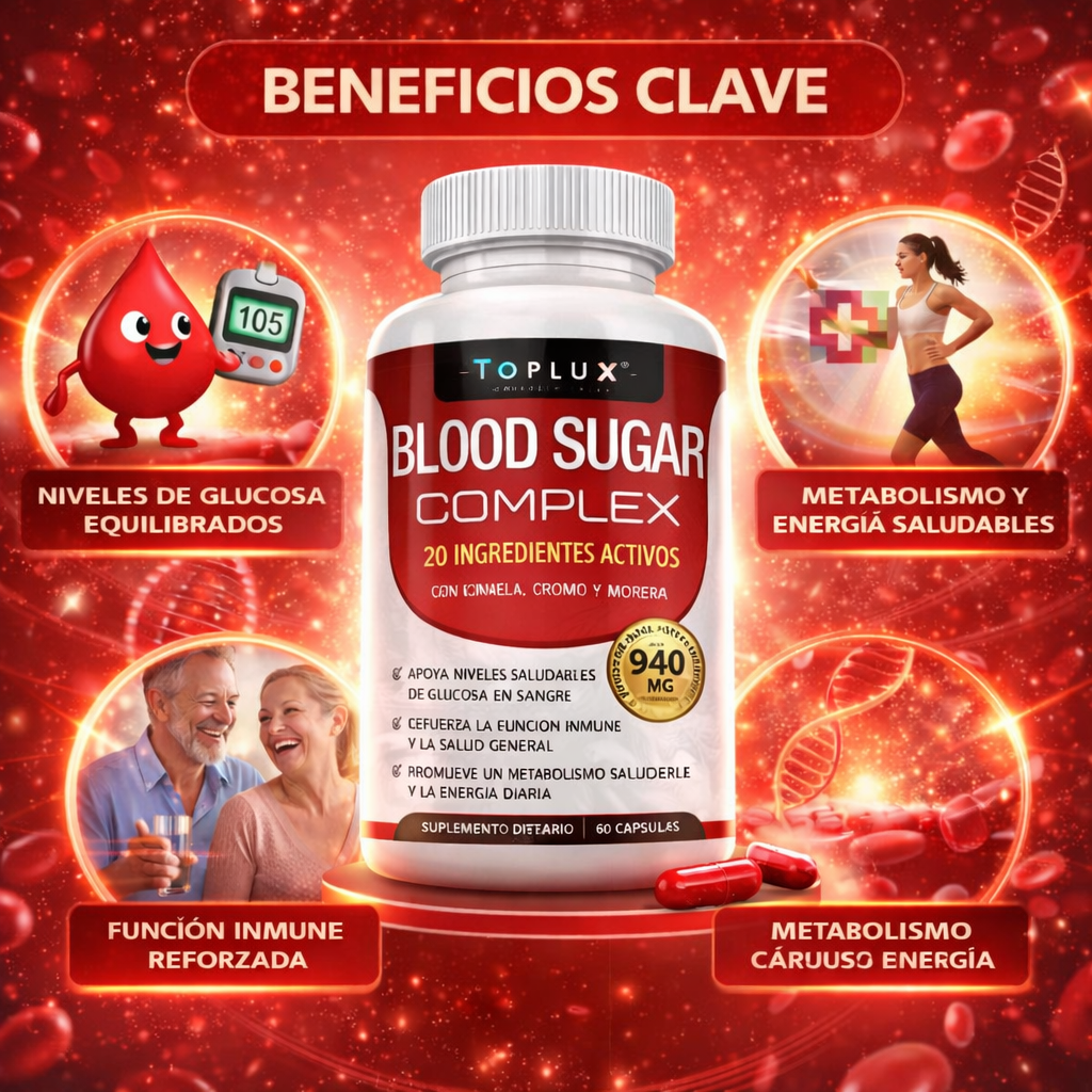 🔴 Blood Sugar Complex – Equilibrio Natural para tu Energía y Bienestar ...