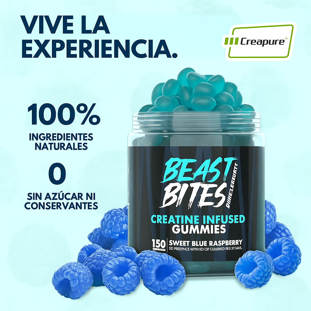 BEAST BITES™ - Gomitas de Creatina