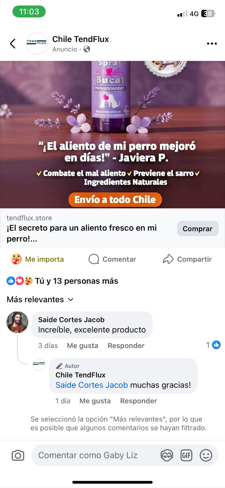 Spray Bucal PetFresh™ 100ml – Aliento fresco y dientes sanos