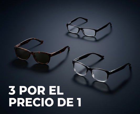 Pack 3x1 One Power lentes autofocal tres estilos negro tortuga bicolor lectura