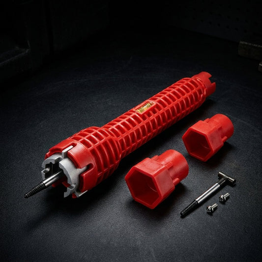PlomFix herramienta multifuncional gasfiteria llave saca tubo grifo instalacion fontaneria