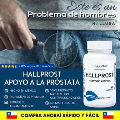 Hallprost ULTRA – Apoyo prostático que se nota en tu día