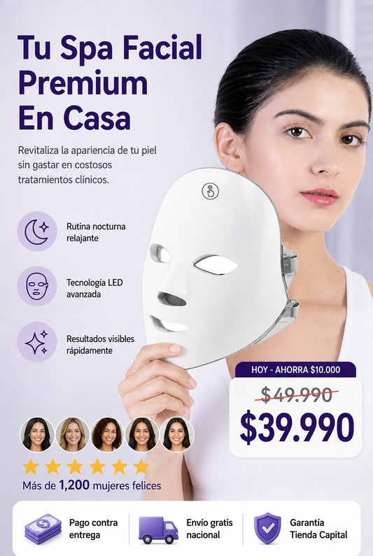 Máscara LED Facial Pro
