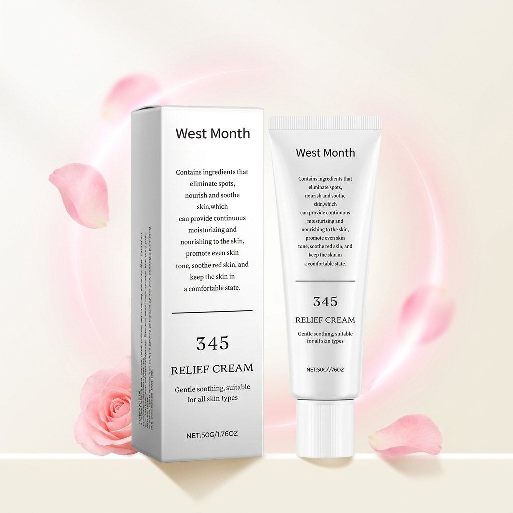 345 Relief Cream tubo blanco 50g caja crema reparadora hidratante piel sensible
