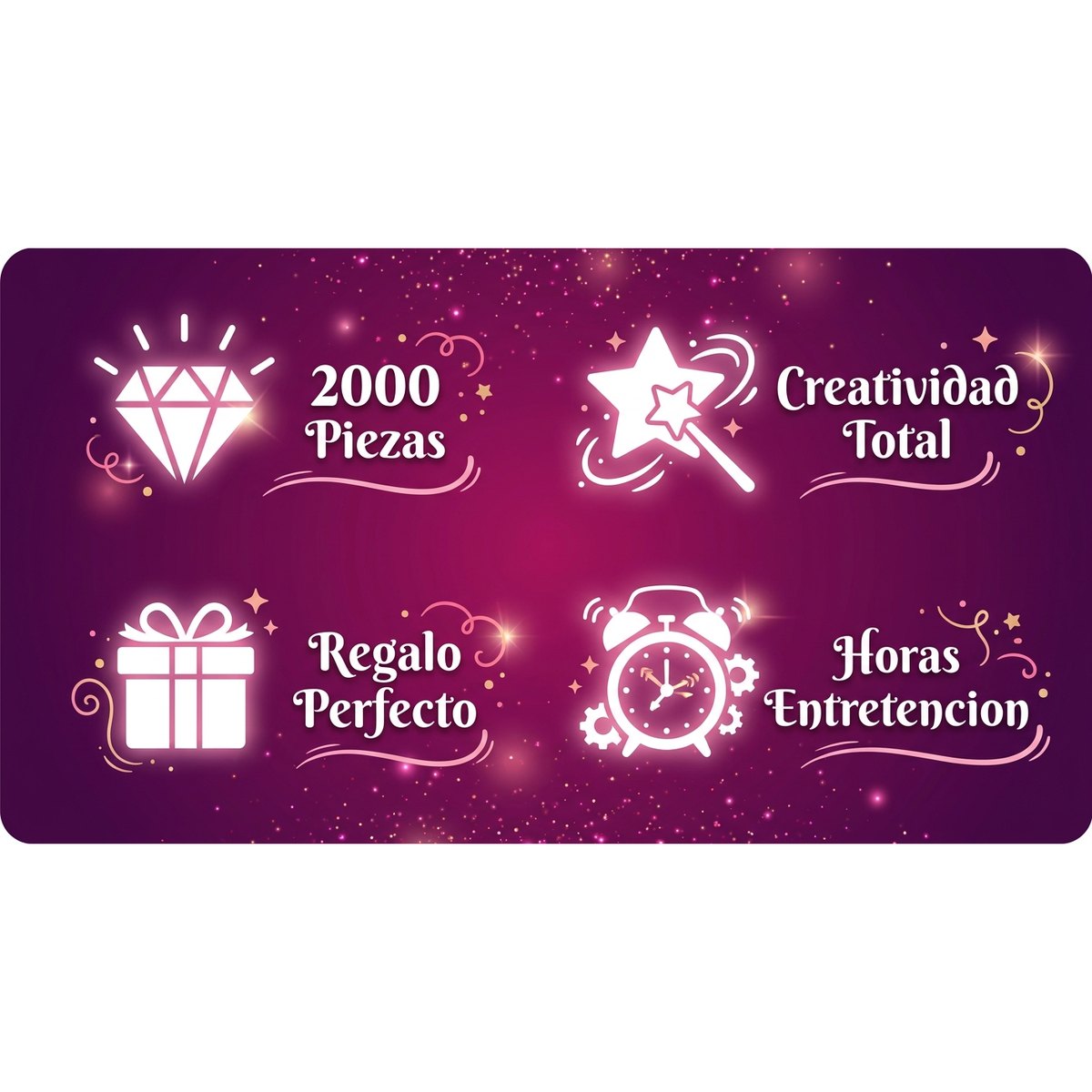 Beneficios CANIYA 2000 Piezas Creatividad Total Regalo Perfecto Horas Entretención