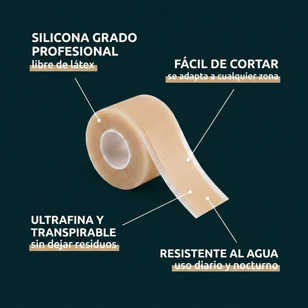 Especificaciones: silicona grado profesional, fácil de cortar, ultrafina, resistente al agua