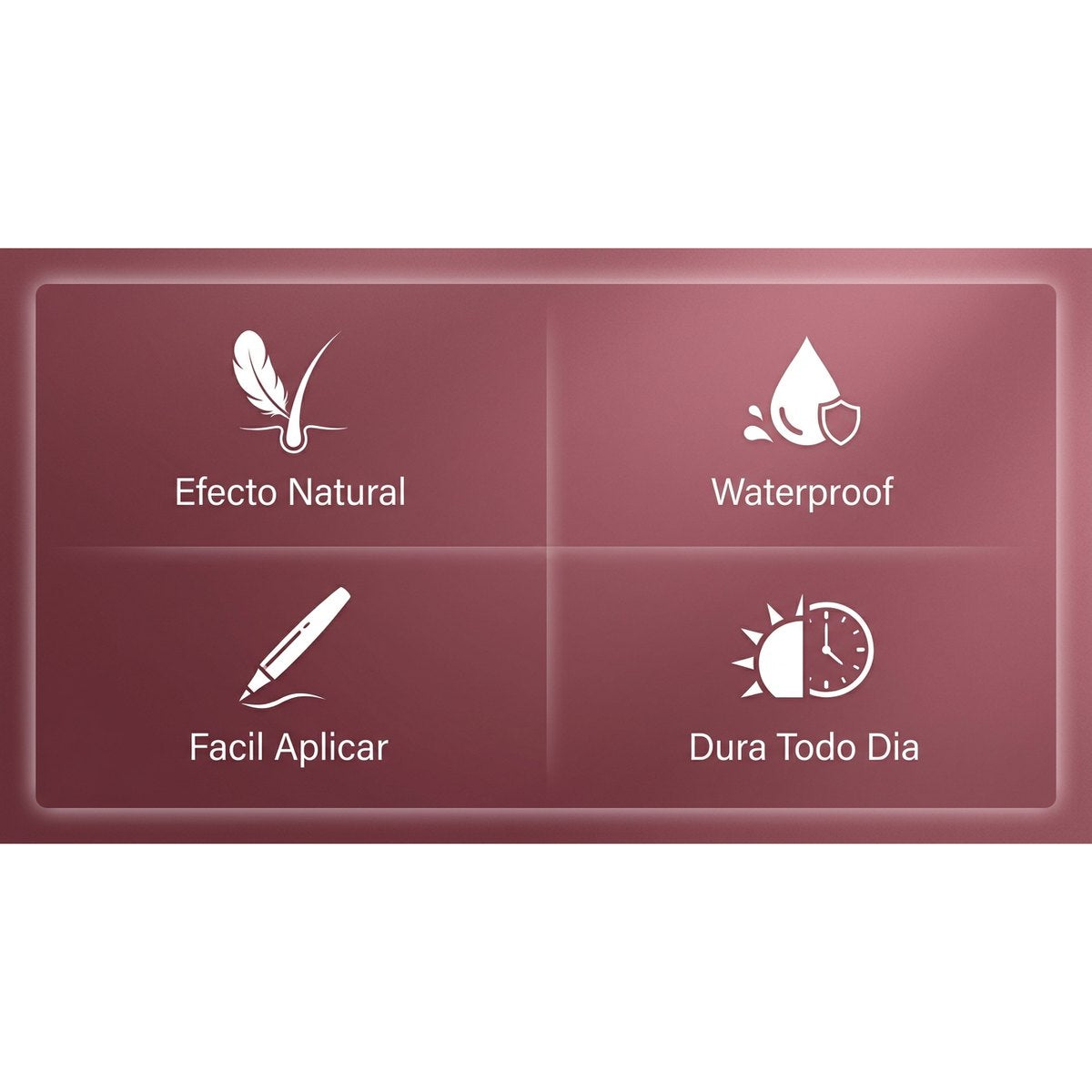 Beneficios EYE BROWS Efecto Natural Waterproof Facil Aplicar Dura Todo Dia