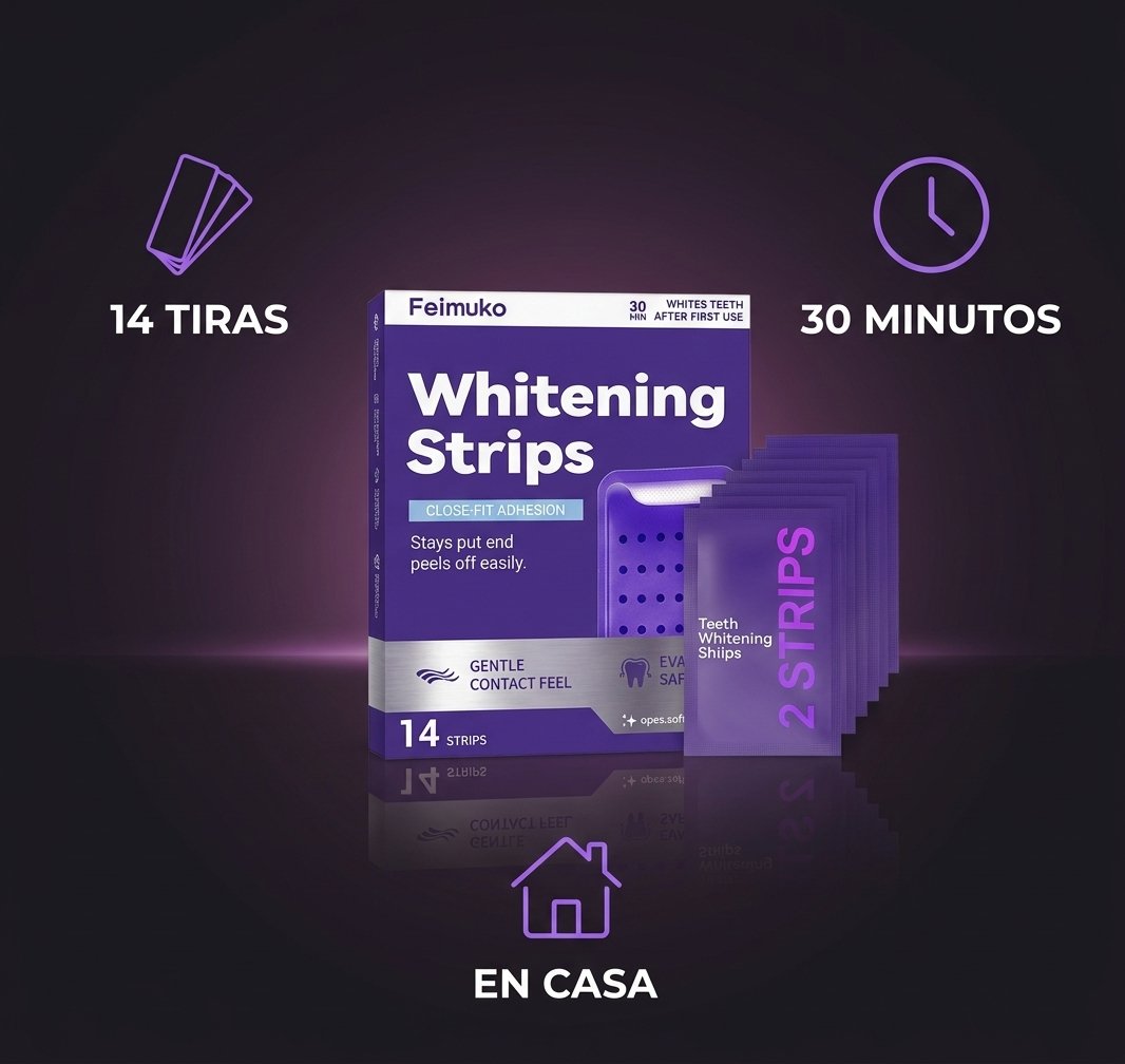 Feimuko 14 tiras 7 sesiones de 30 minutos tratamiento completo en casa