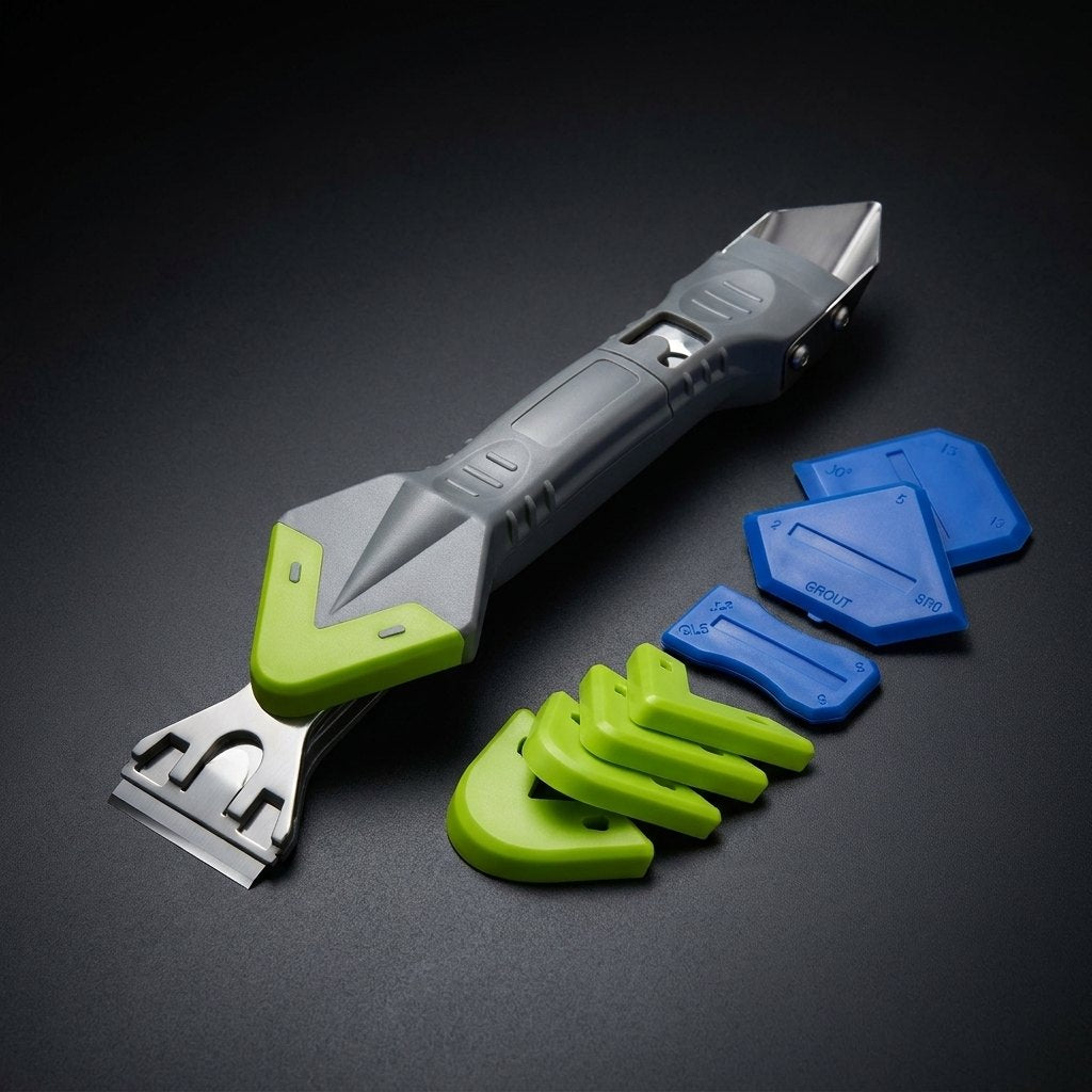 Raspador sellador de silicona 5 en 1 FIXPRO con puntas intercambiables