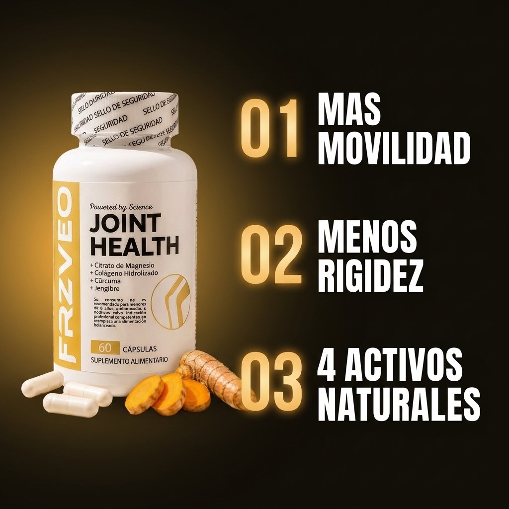 Beneficios Joint Health más movilidad menos rigidez cuatro activos naturales