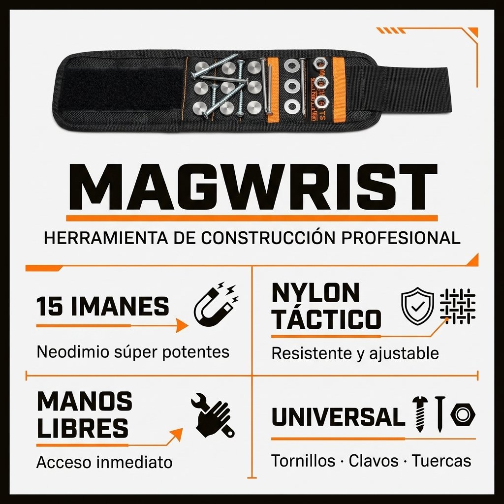 15 imanes neodimio nylon táctico manos libres universal tornillos clavos tuercas