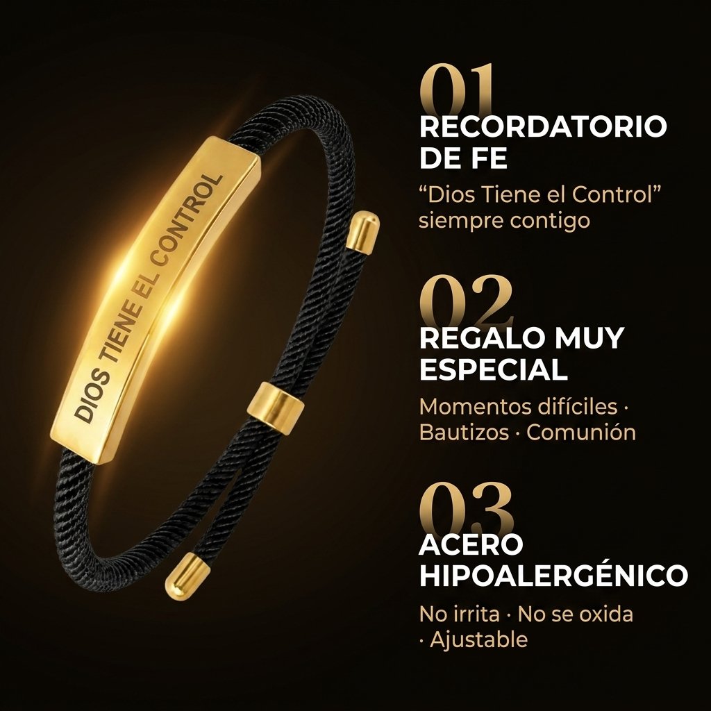 Beneficios: símbolo de fe, regalo especial, hipoalergénica, ajustable unisex