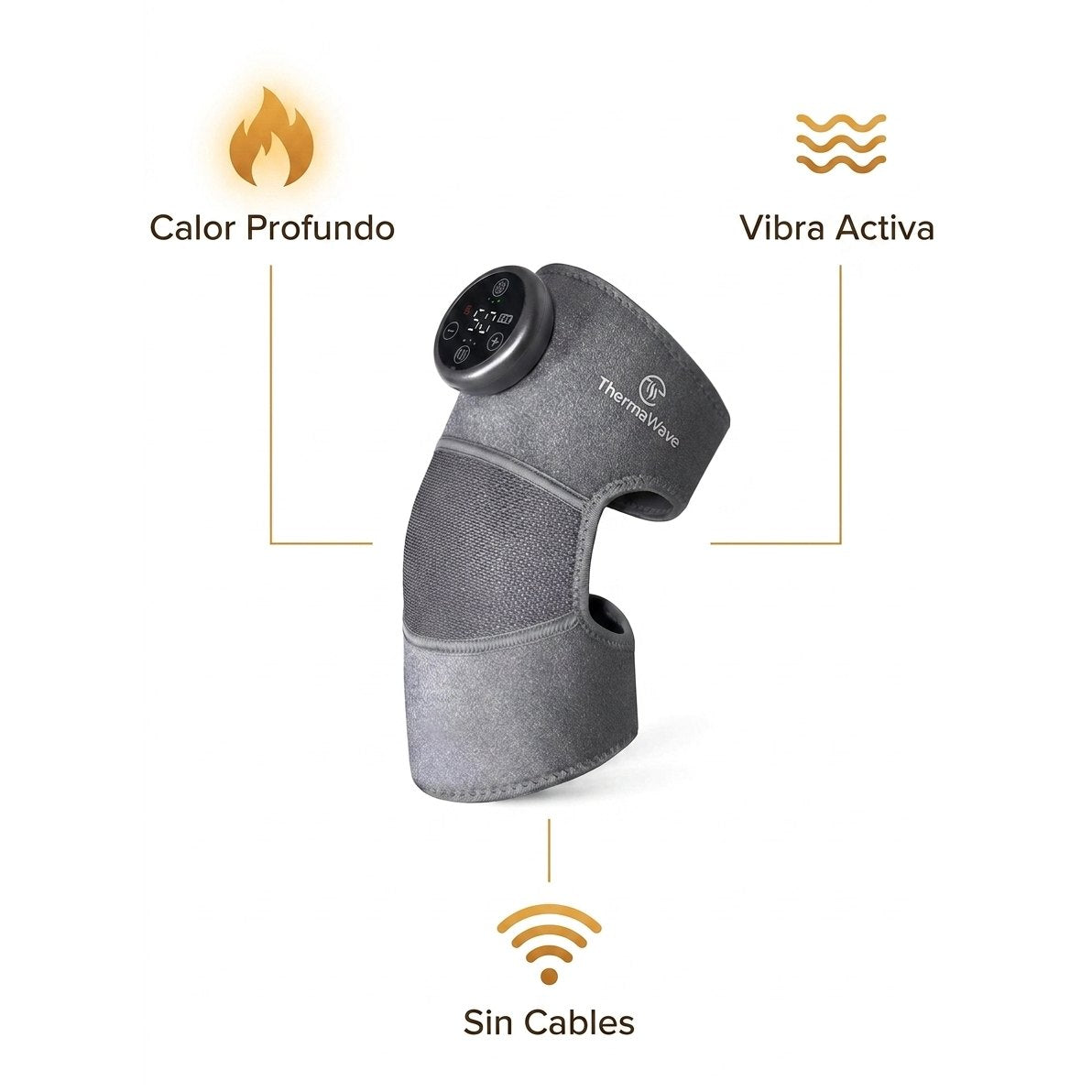 Beneficios ThermaWave Calor Profundo Vibra Activa Sin Cables